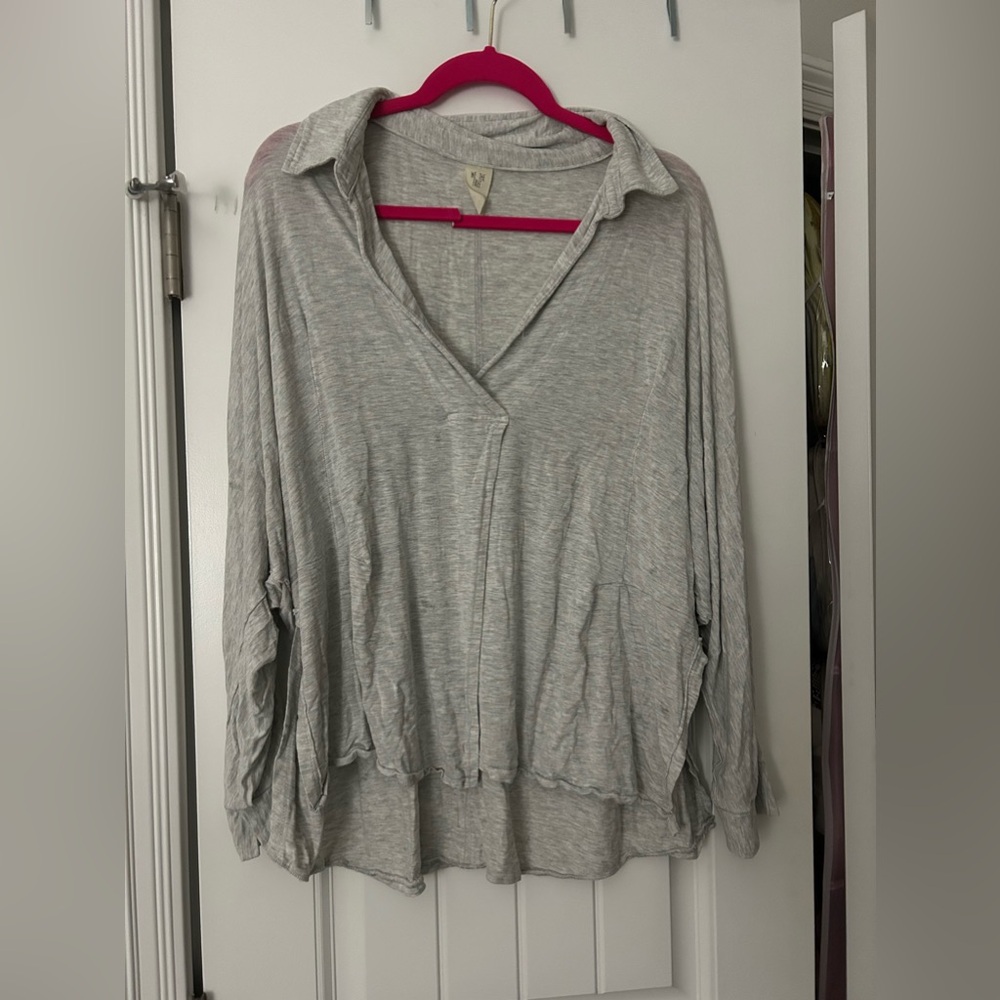 gray free people top